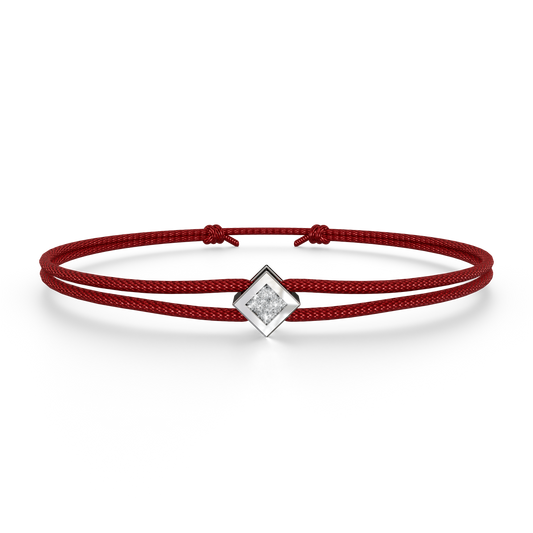 Bracelet Solitaire Osmium . Le Diamant N°2